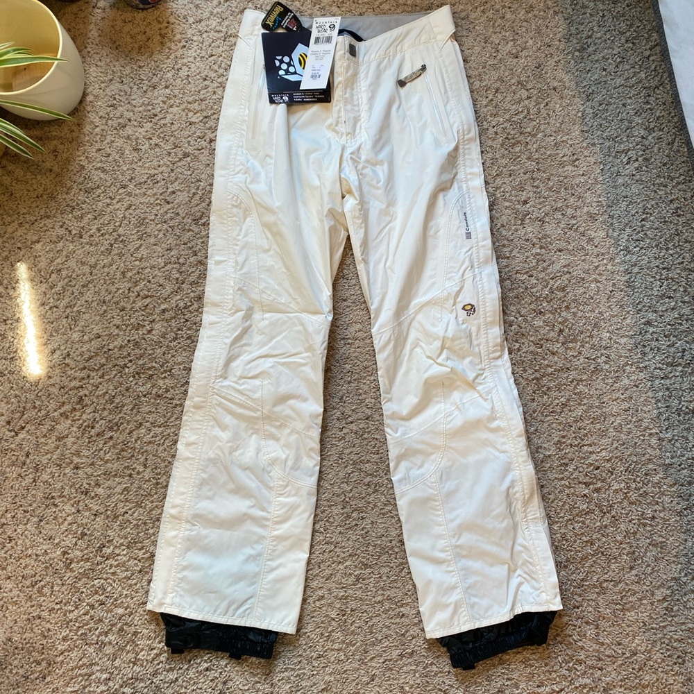 NWT Mountain Hardwear Women’s Tierra Ski Snow Pant Size Small in Winter White